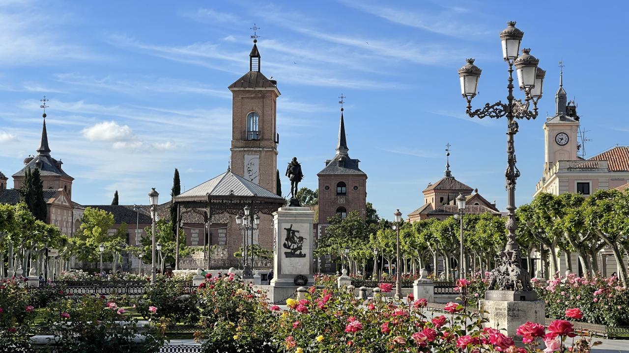 Plaza de Cervantes en Alcalá de Henares