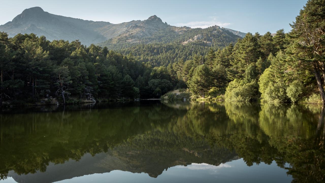 Embalse del Ejército del Aire en el Valle de la Barranca