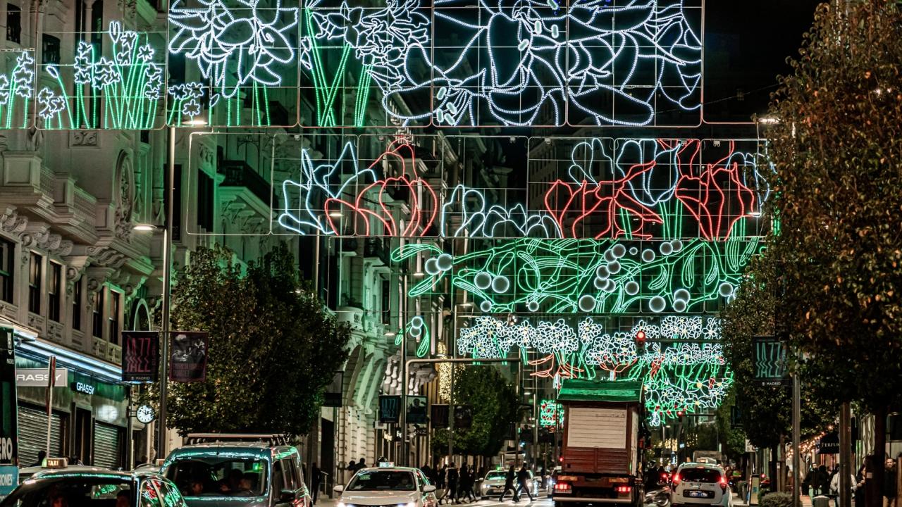 Encendido de luces Madrid
