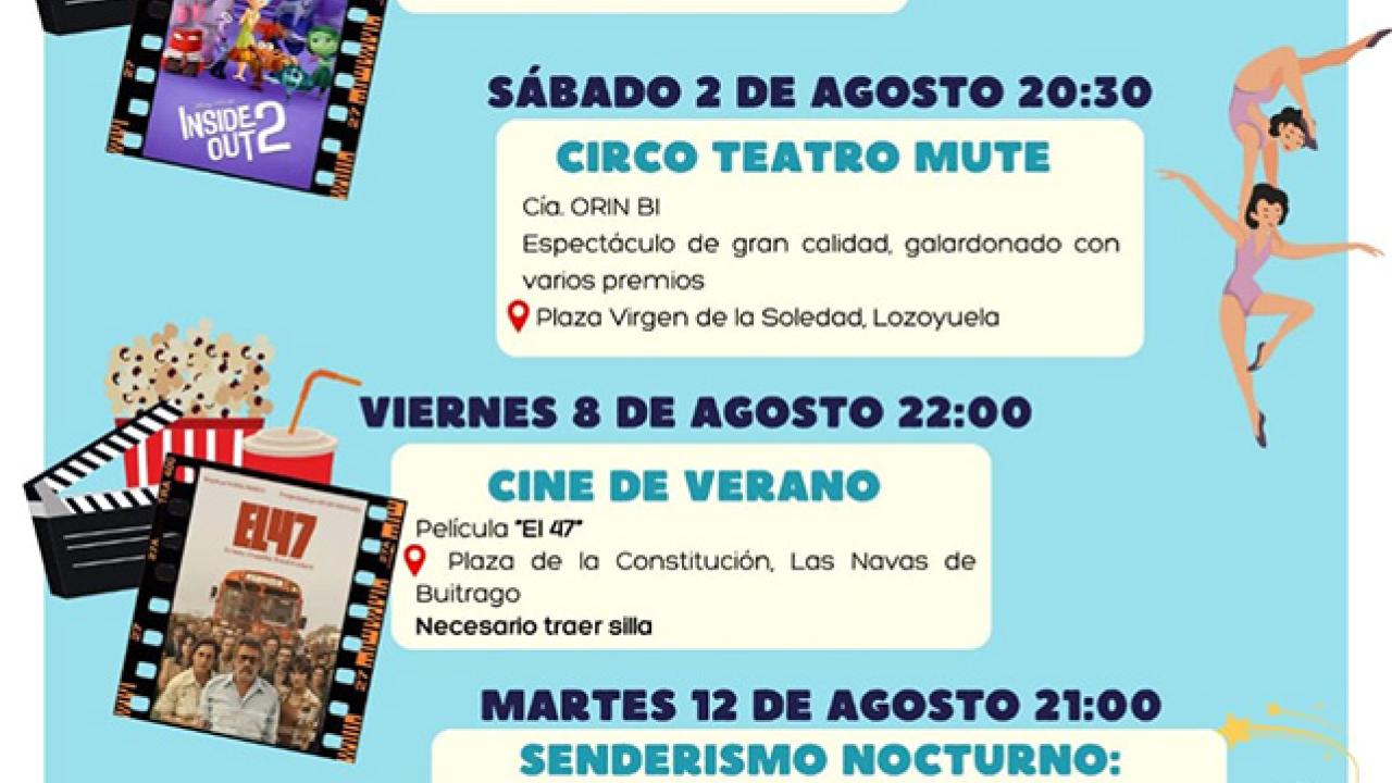 Verano Cultural en Lozoyuela-Navas-Sieteiglesias
