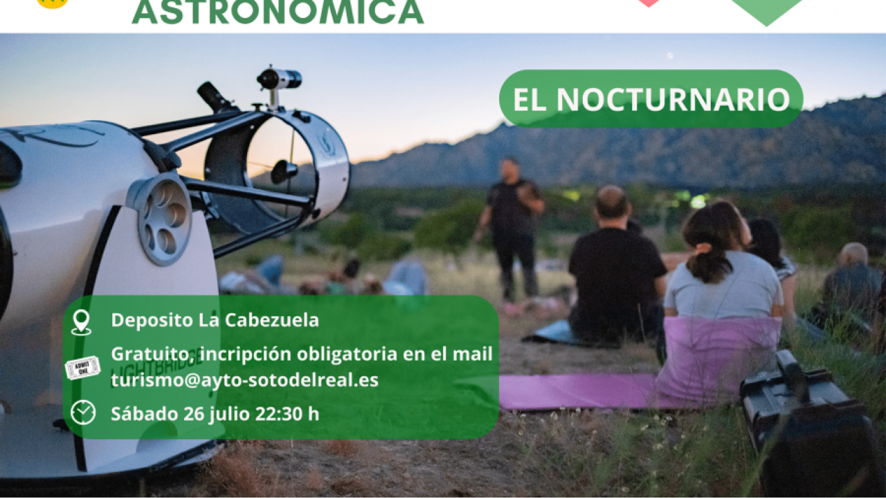 Observación astronómica nocturna en Soto