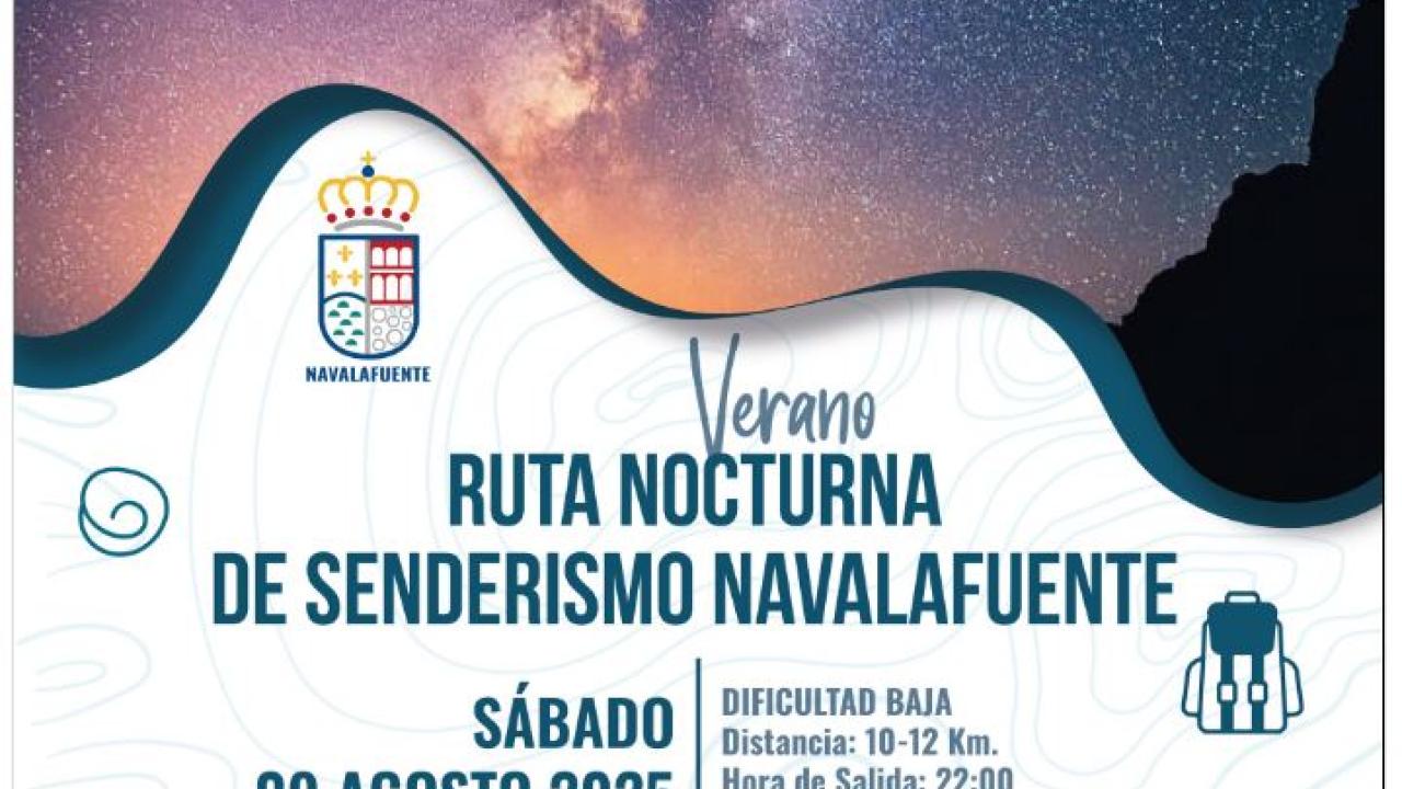 Ruta nocturna de senderismo en Navalafuente