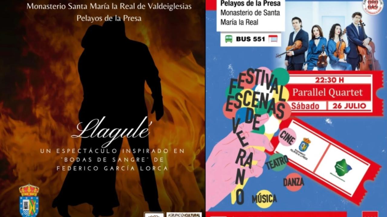 Espectáculos en el Monasterio de Pelayos de la Presa