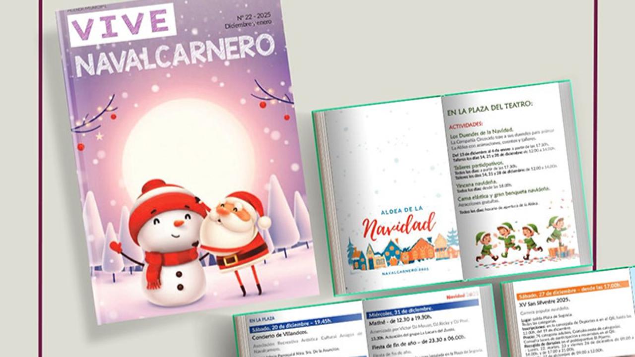 Agenda municipal diciembre y enero, Navidad 2025