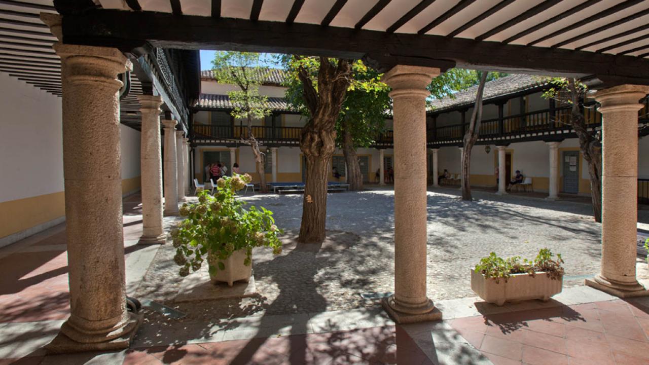 Imagen del patio interior del Hospitalillo de San José de Getafe