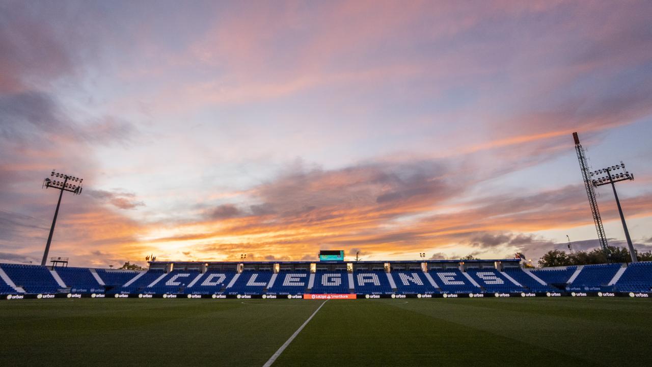 Terreno de juego del Estadio de Butarque