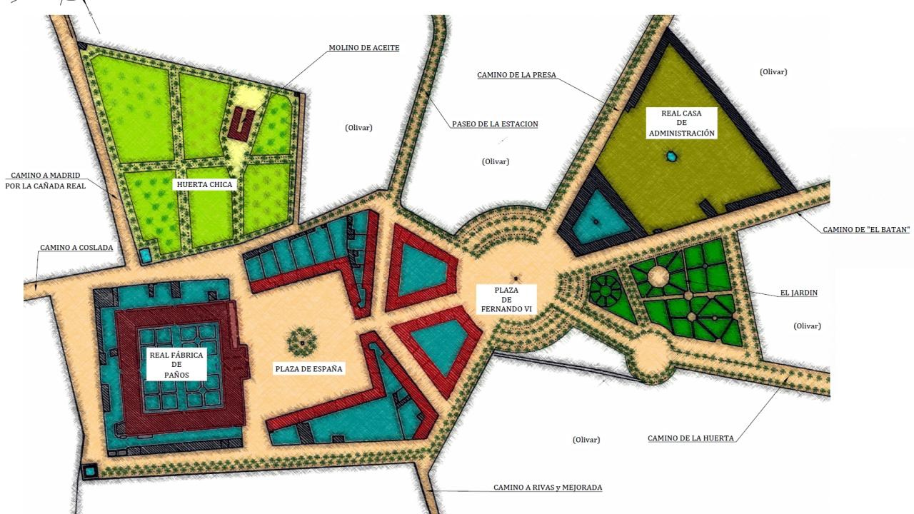Plano del Real Sitio de San Fernando