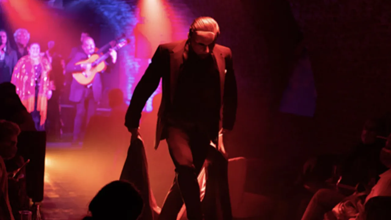 Imagen de bailaor en el Tablao flamenco La Carmela