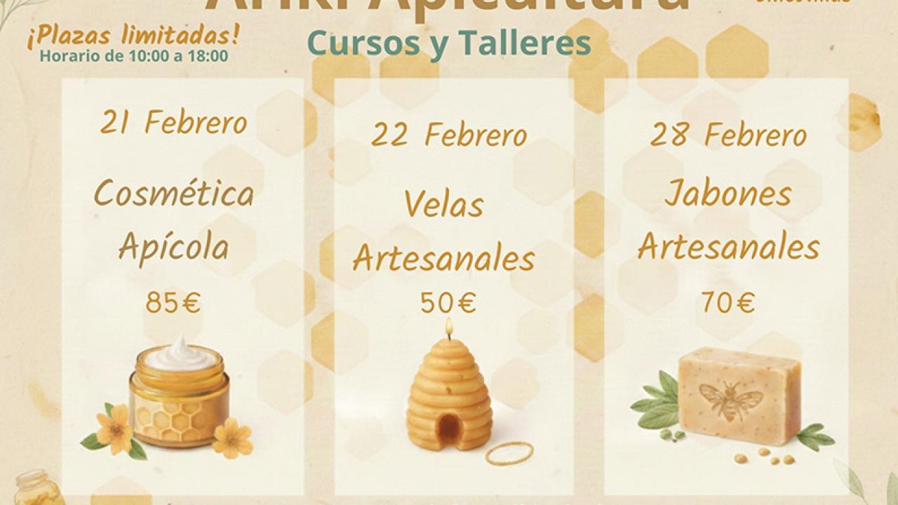 Ariki Apicultura. Cursos y Talleres- Cincovillas
