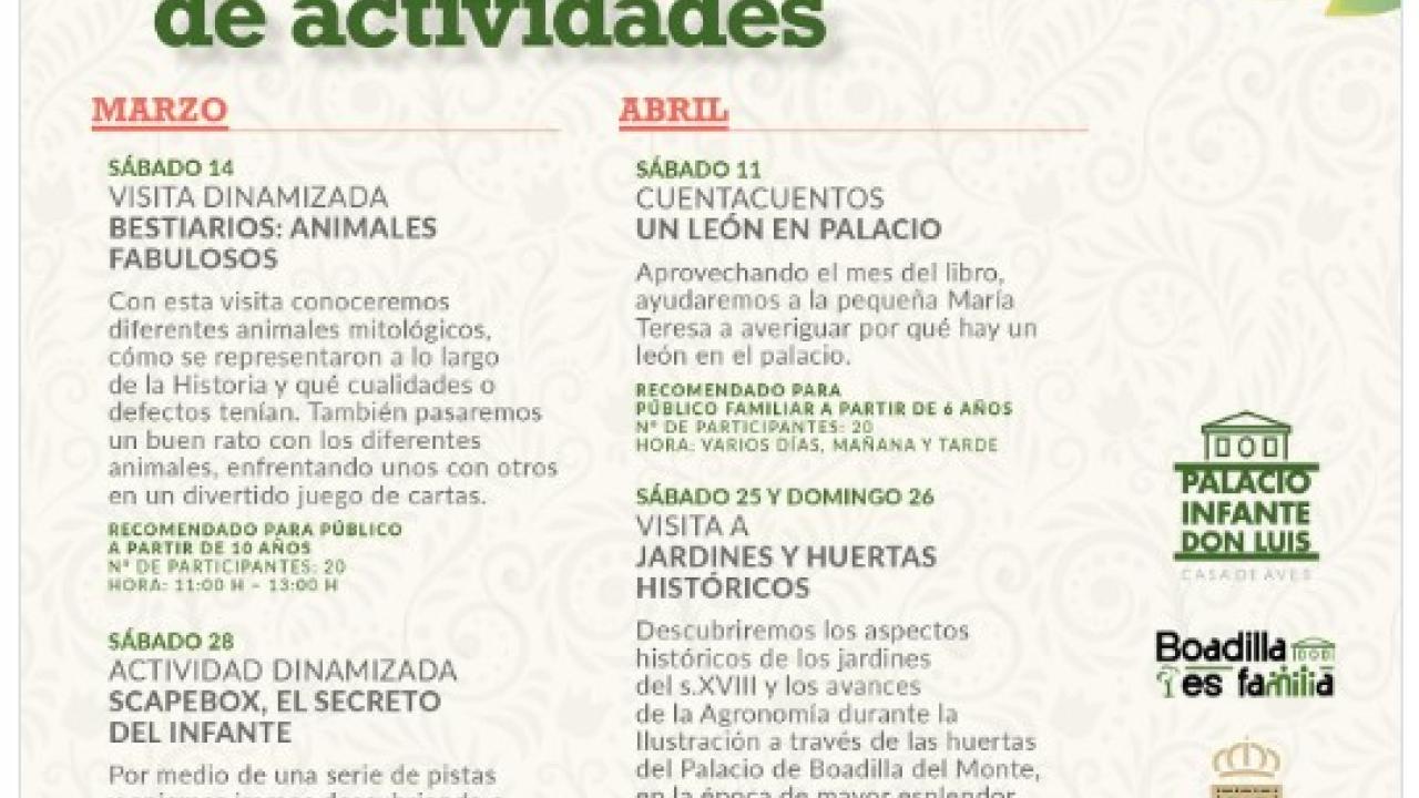 Actividades en la Casa de Aves de Boadilla