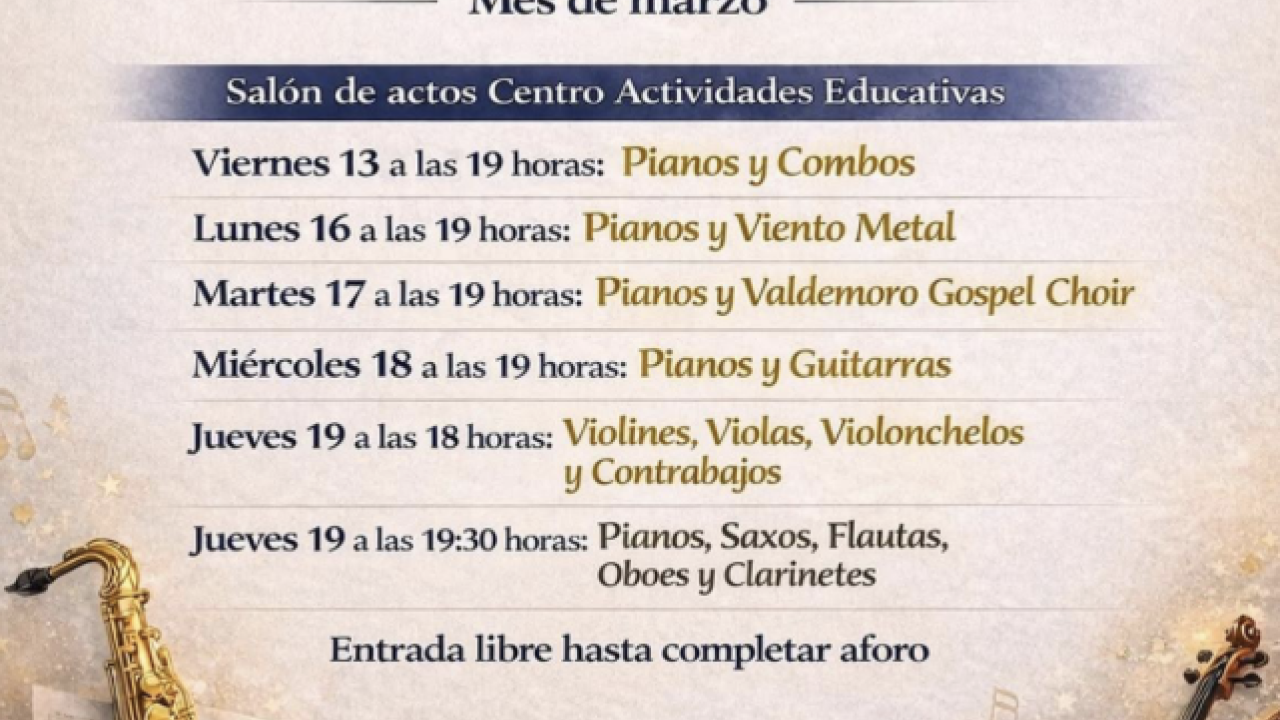 Semana Cultural de la escuela municipal de danza y música