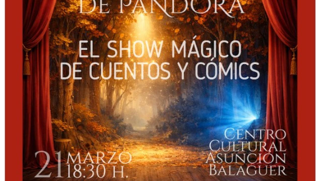 Teatro infantil: “El bosque de Pandora” y “El show mágico de cuentos y cómics”
