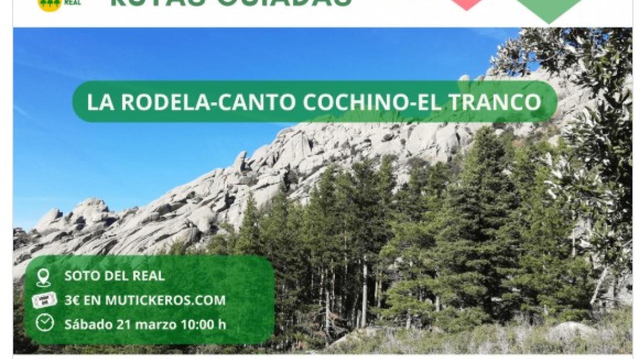  Ruta guiada de senderismo: La Pedriza: La Rodela – Canto Cochino – El Tranco.