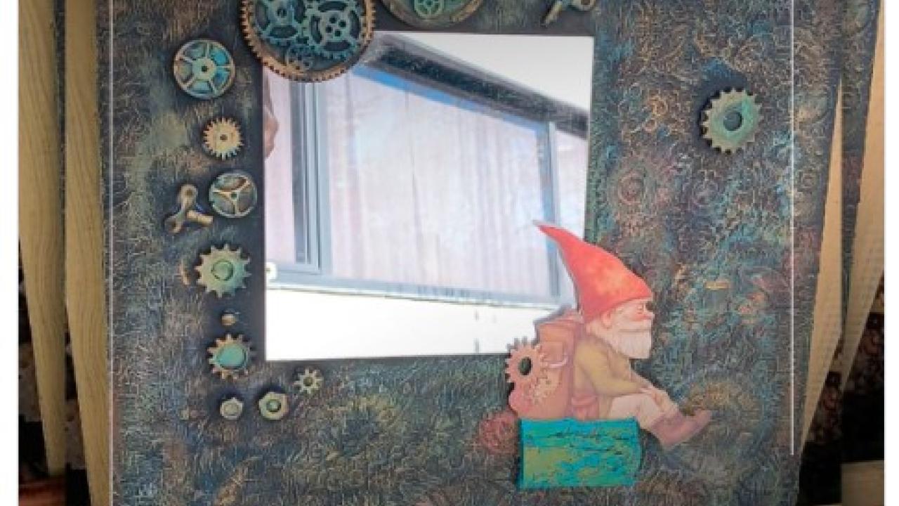 Taller de manualidades: Espejo decorado