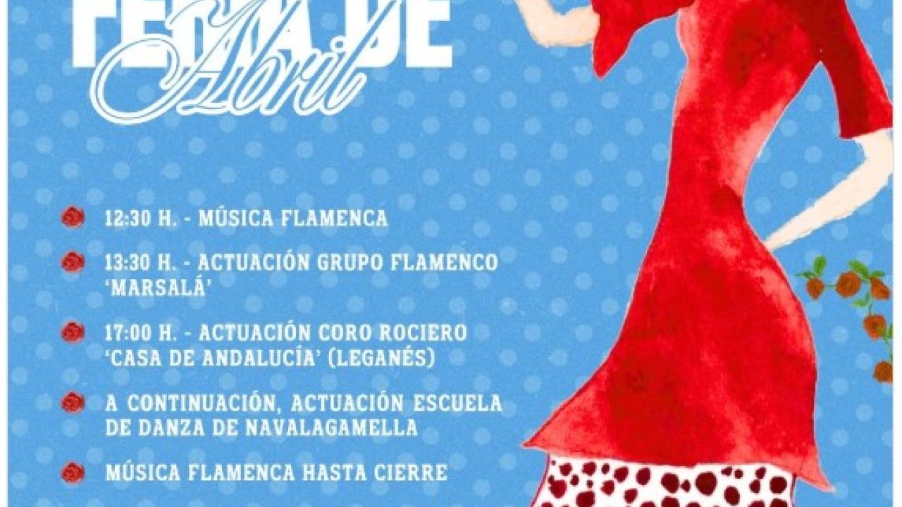 Feria de abril en Navalagamella