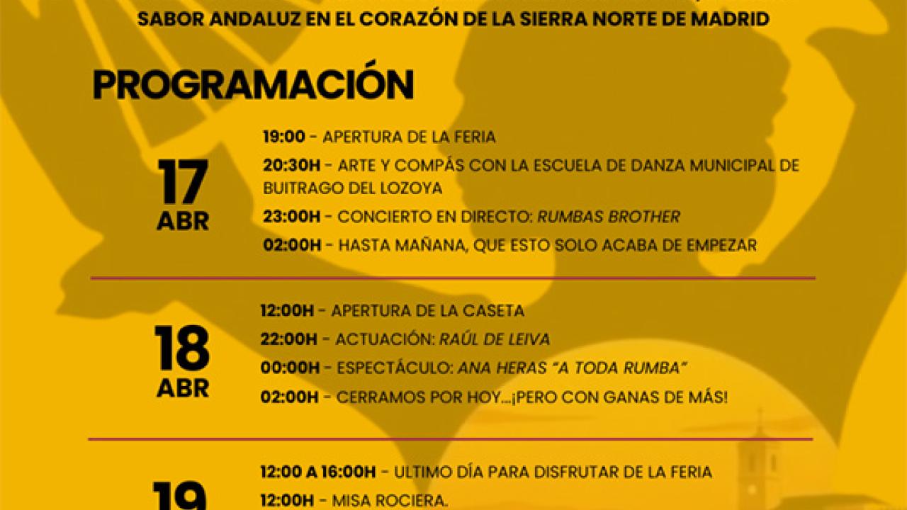 Feria de Abril- Buitrago del Lozoya