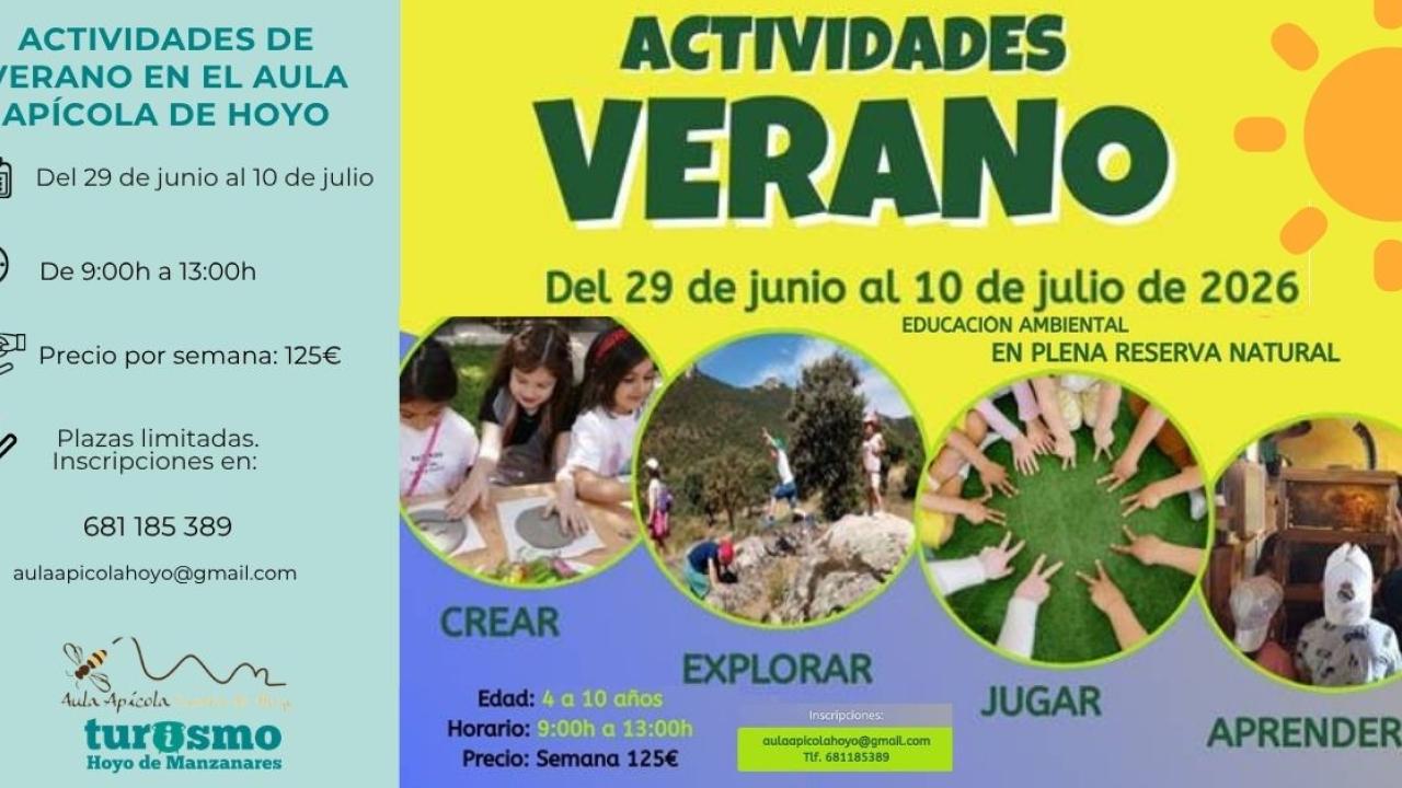 Actividades de verano en el Aula Apícola de Hoyo