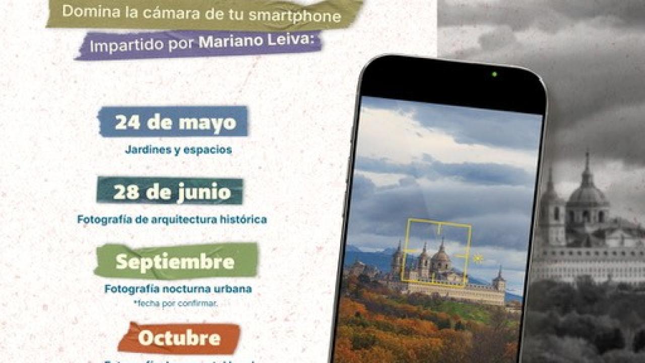 Taller de Fotografía para smartphone "Jardines y Espacios"