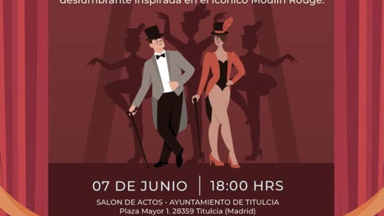 Teatro solidario "Moulin Rouge" en Titulcia