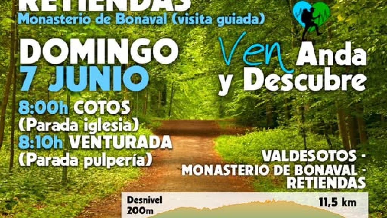 Ruta desde el parking de Valdesotos hasta Retiendas