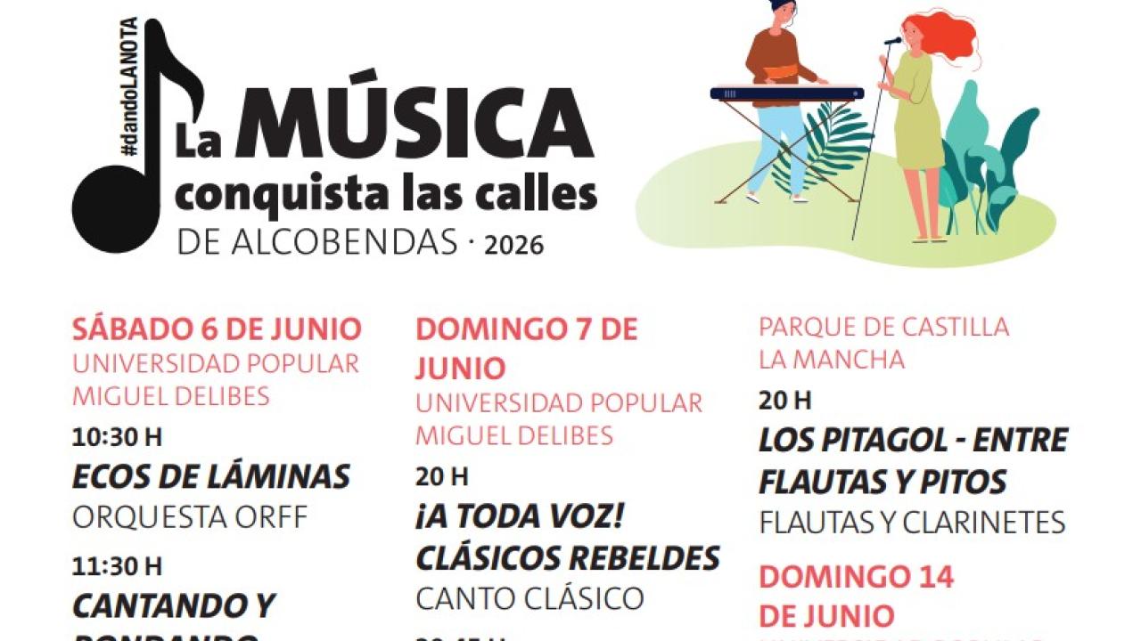 La Música conquista las calles de Alcobendas