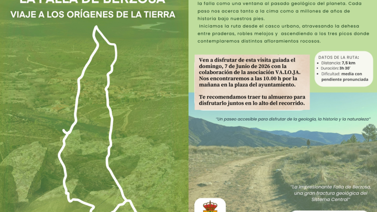 Ruta guiada falla de Berzosa
