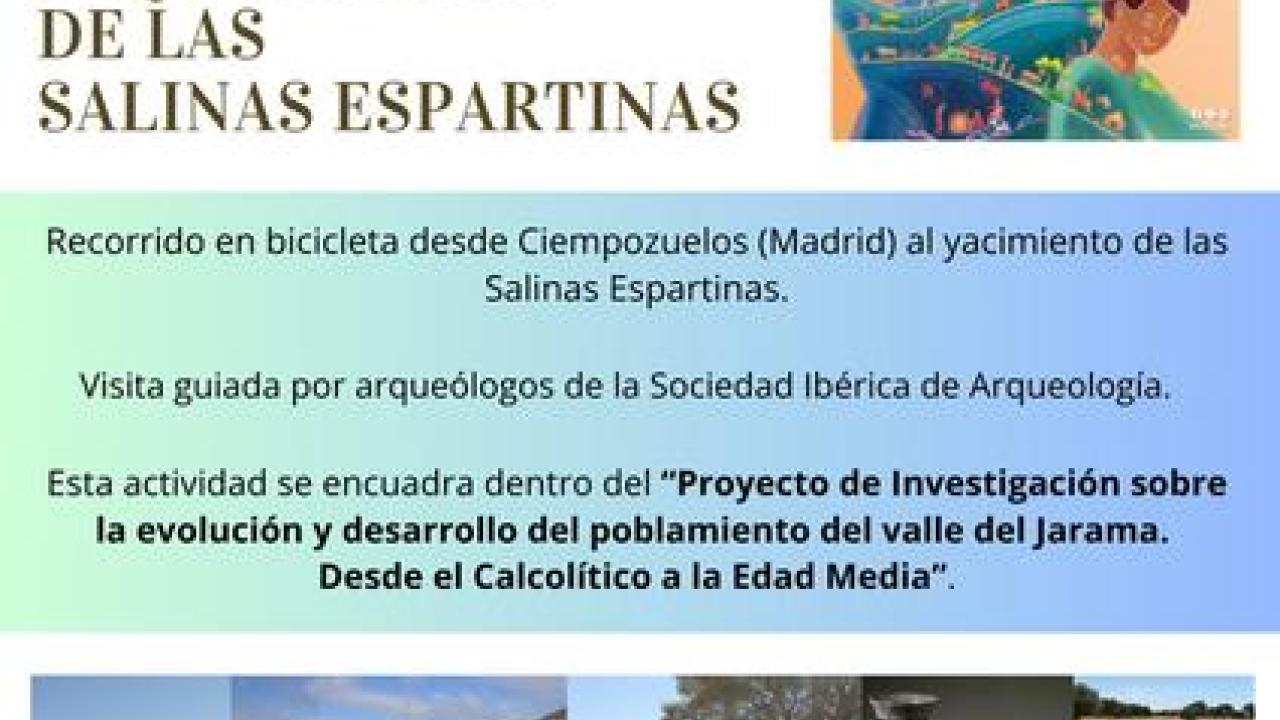 Visita cicloturista al yacimiento arqueológico de Las Salinas Espartinas