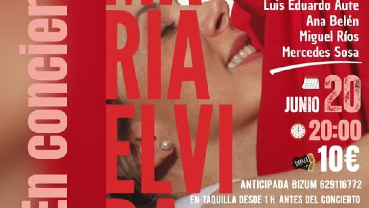 María elvira, en concierto