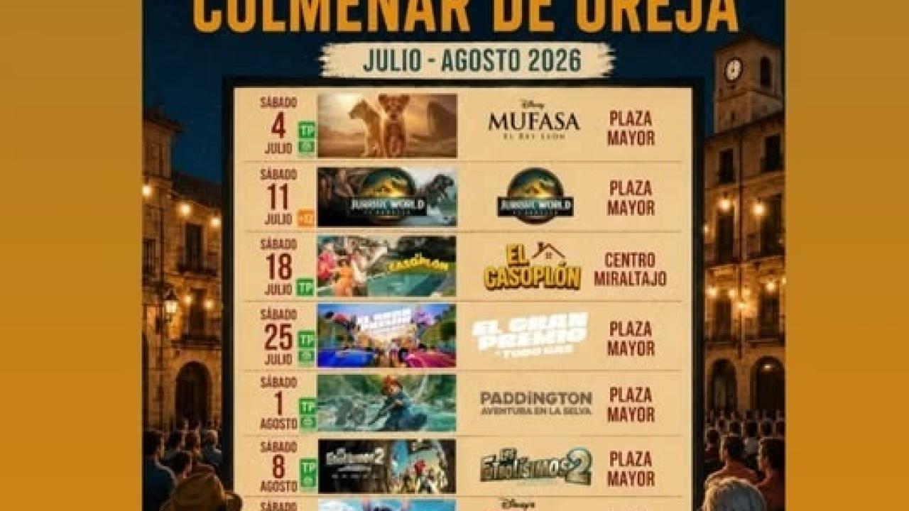 Cine de Verano en Colmenar de Oreja