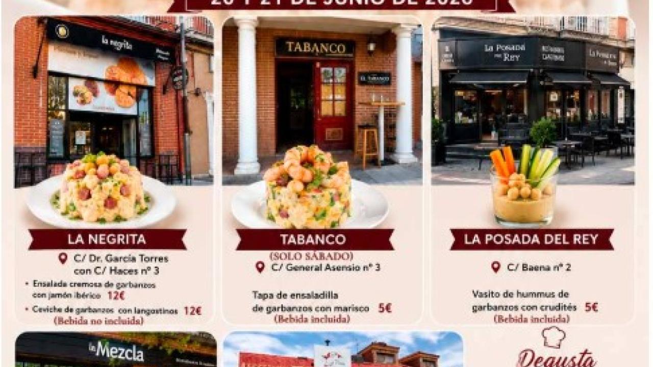 III Jornadas Ruta de la Ensaladilla de Garbanzo Madrileño en Sevilla la Nueva