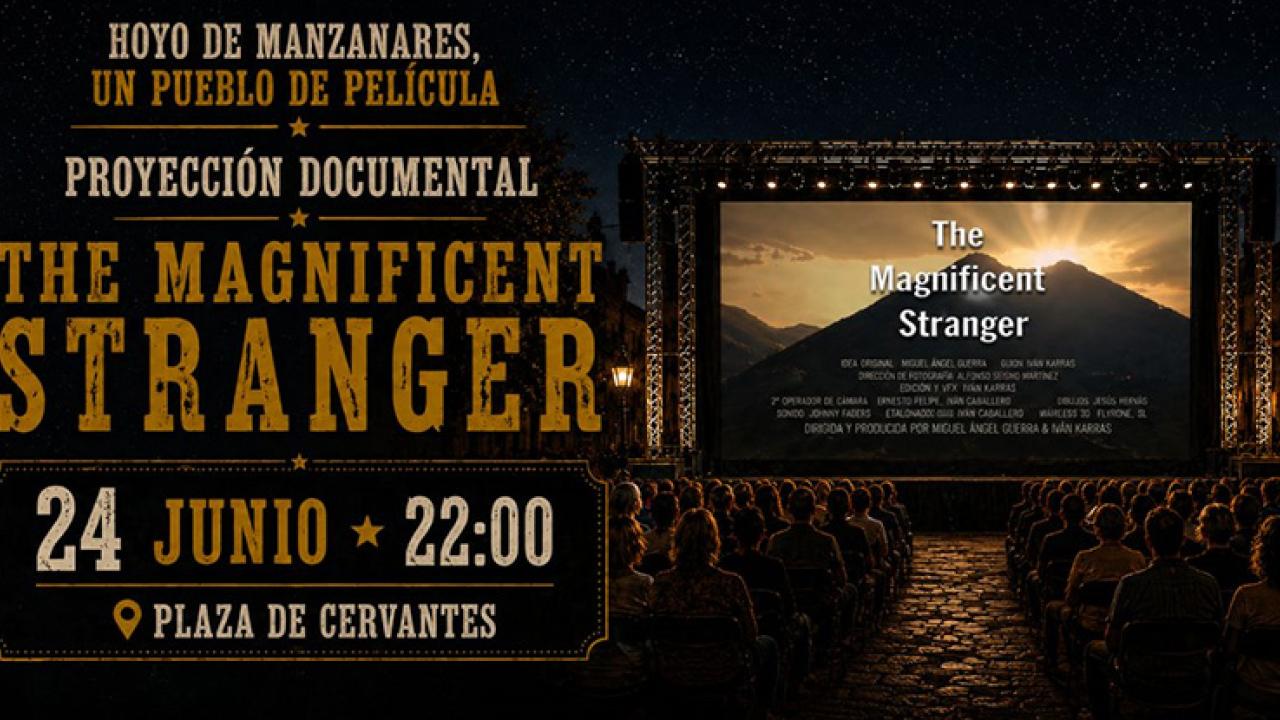 Proyección del documental The Magnificent Stranger el 24 de junio a las 22:00h. 