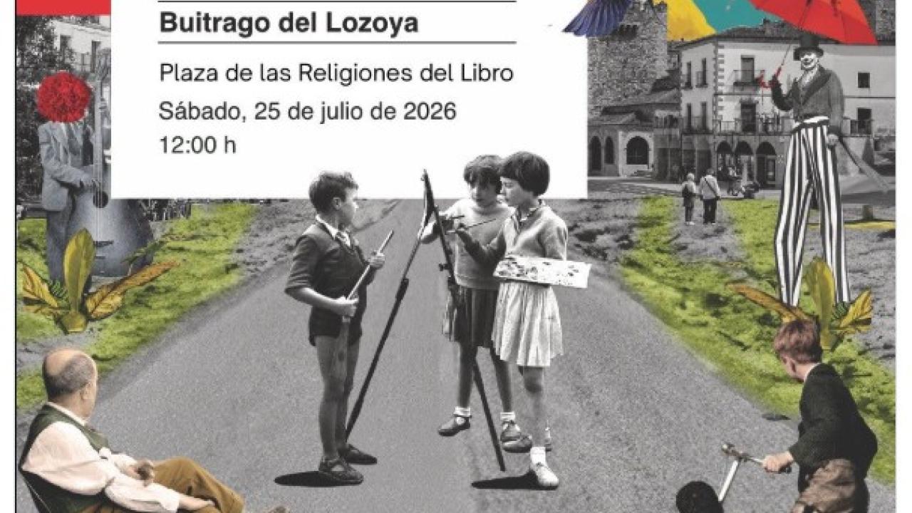 Arte vivo en la plaza: Buitrago del Lozoya