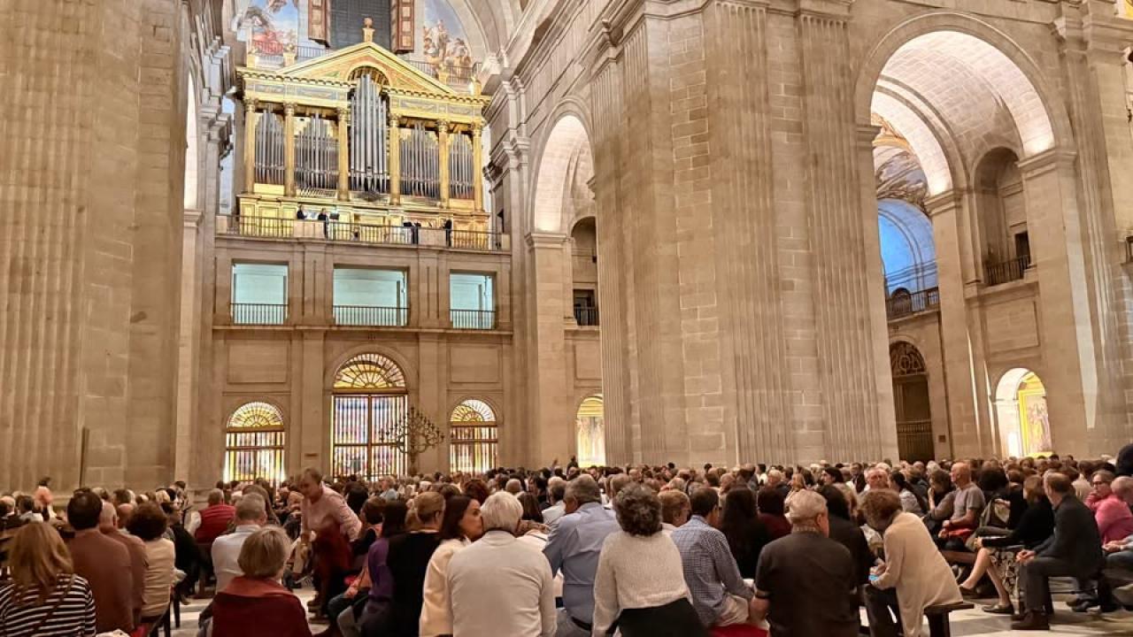 Concierto de Órgano en la Basílica del Real Monasterio de San Lorenzo de El Escorial .