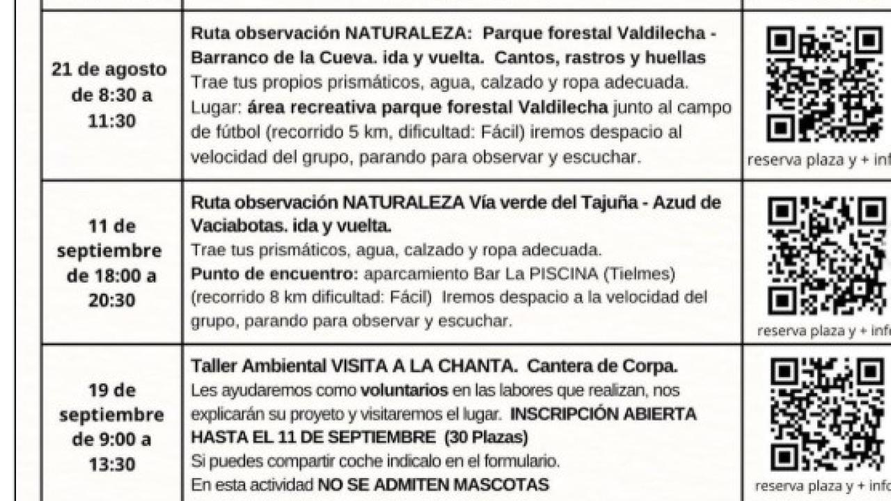 Rutas de Naturaleza