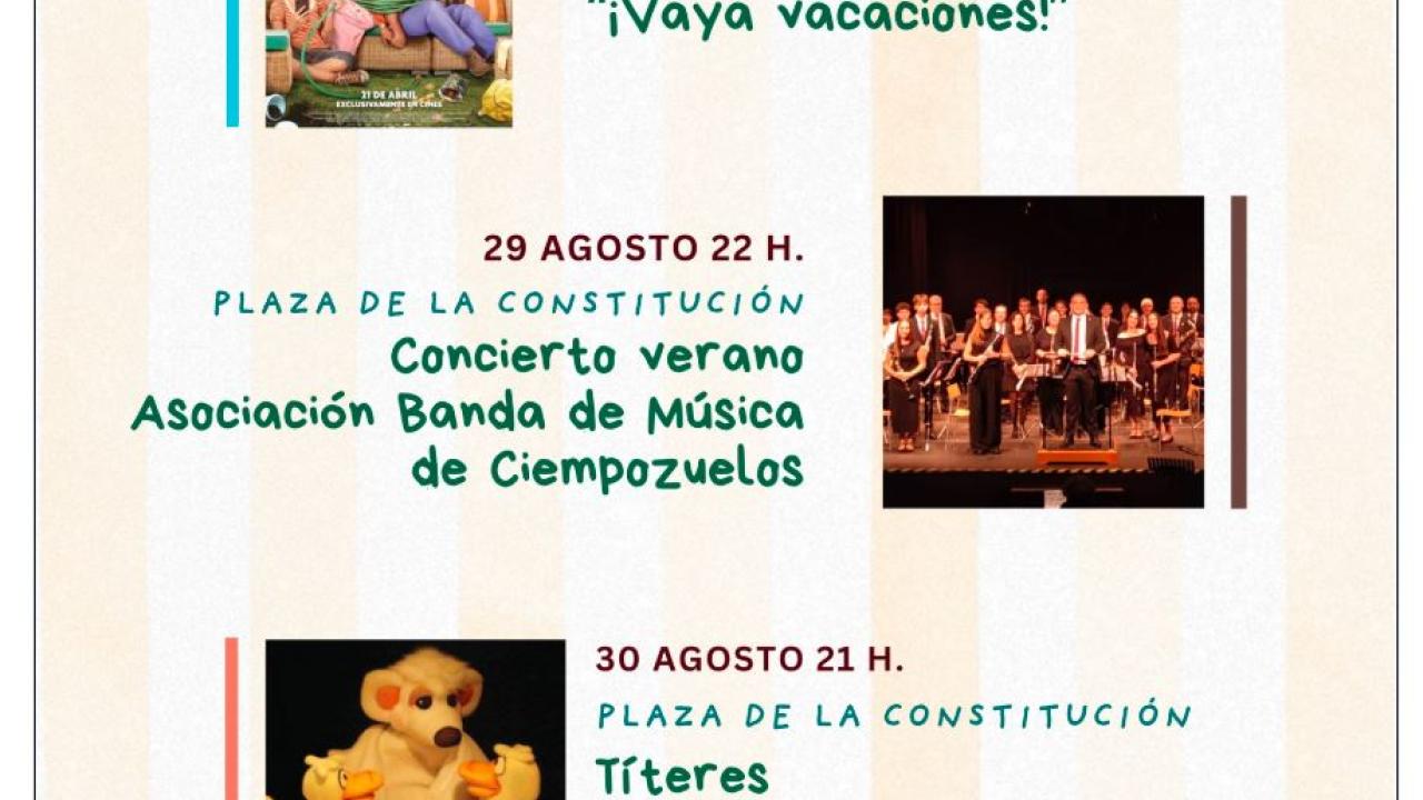 Fin de semana de cine y música