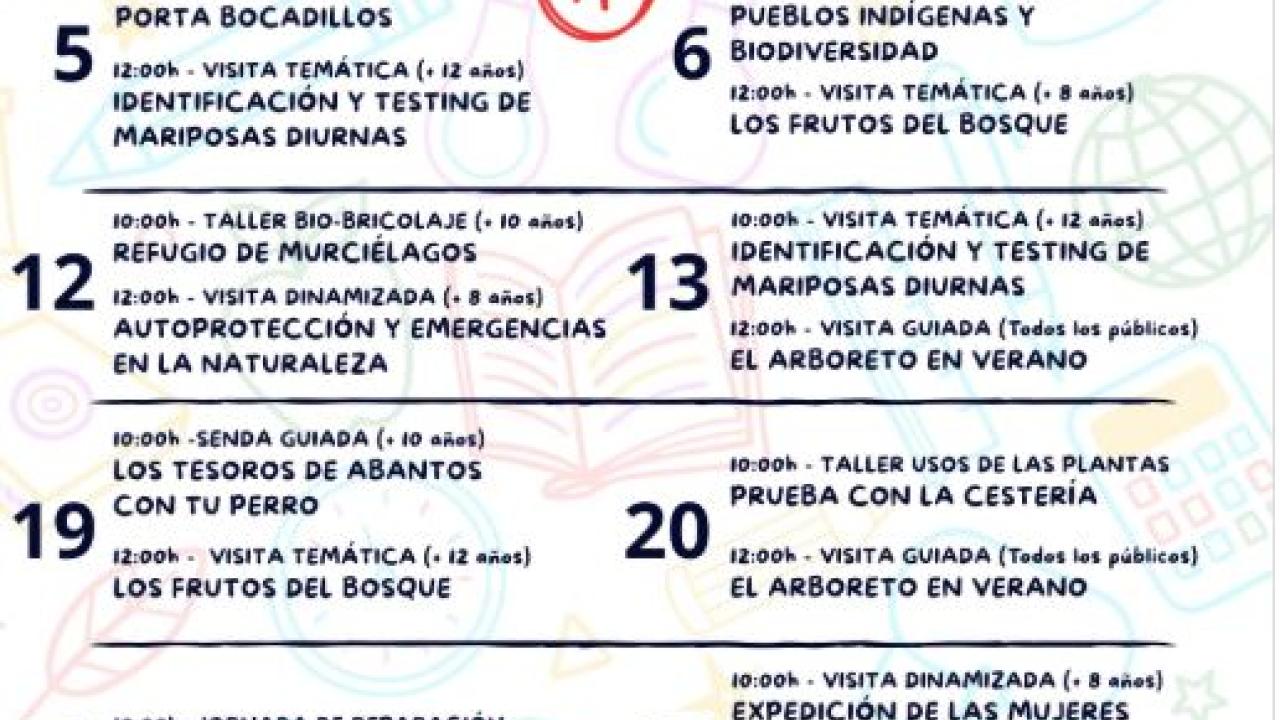 Septiembre se estrena en el Arboreto: actividades