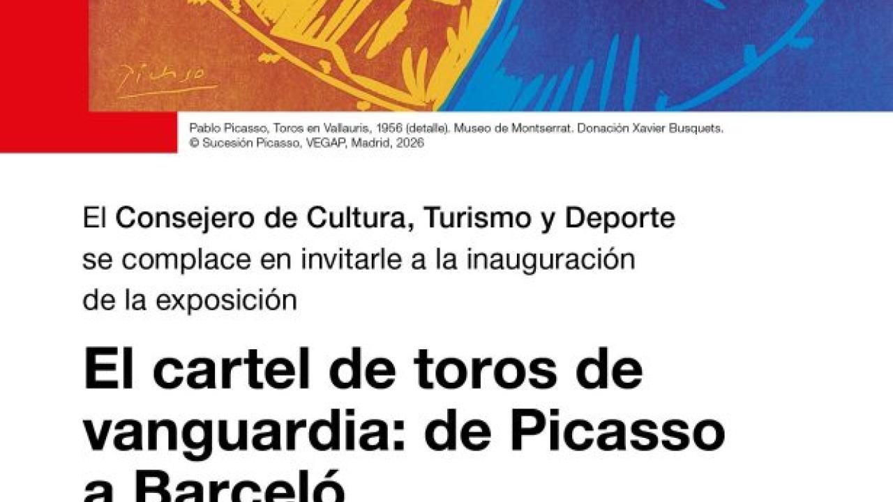 El cartel de toros de vanguardia: de Picasso a Barceló