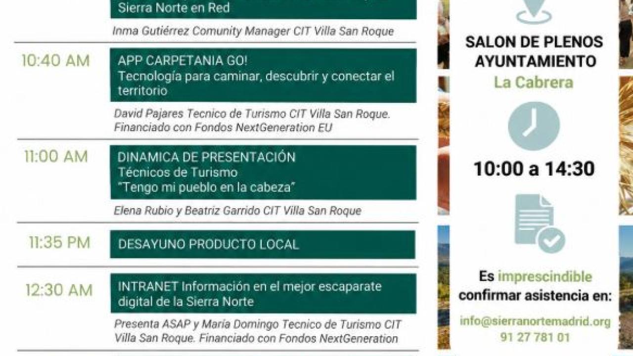 XII Foro de Turismo de la Sierra Norte de Madrid