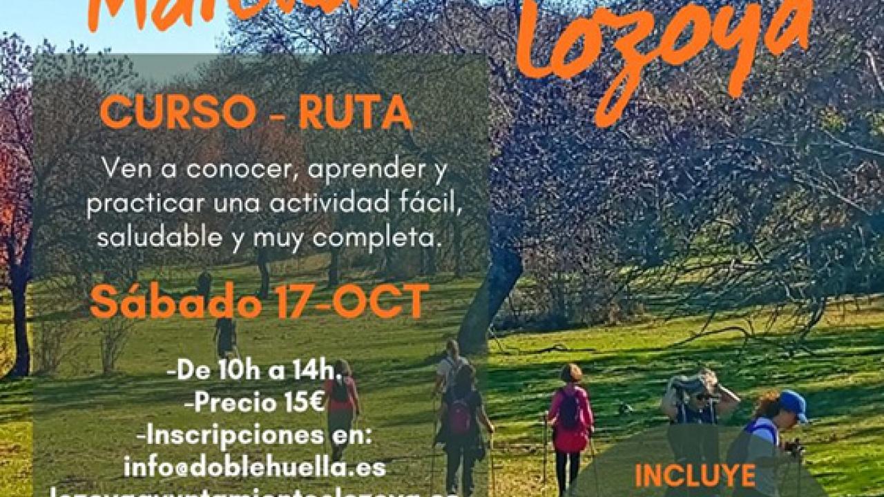 Curso-Ruta de Marcha Nórdica: Otoño en la Dehesa de Lozoya