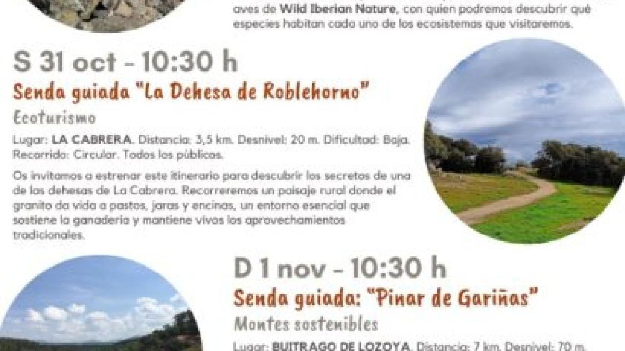 Senda guiada «La Dehesa de Roblehorno» – La Cabrera
