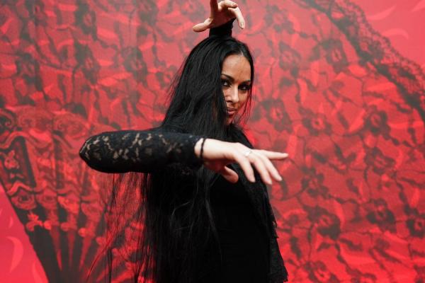 Belén López y Kelian Jiménez en el Corral de la Morería