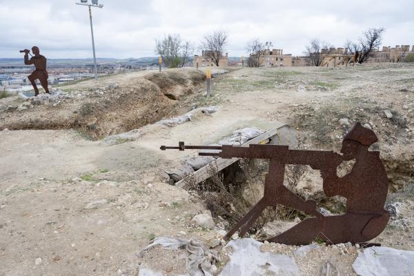 Fortificaciones de la batalla del Jarama en el Cerro del Melero