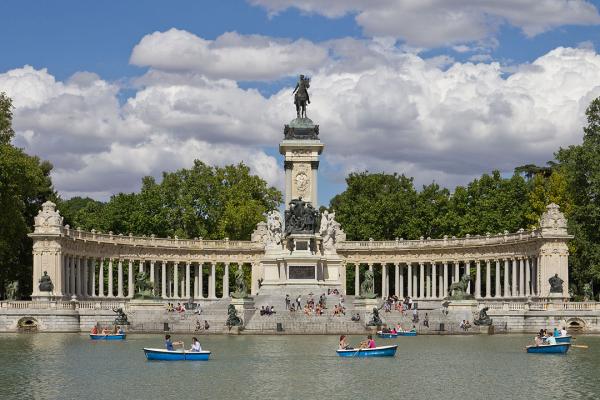 Imagen del Monumento a Alfonso XII en el Parque del Retiro