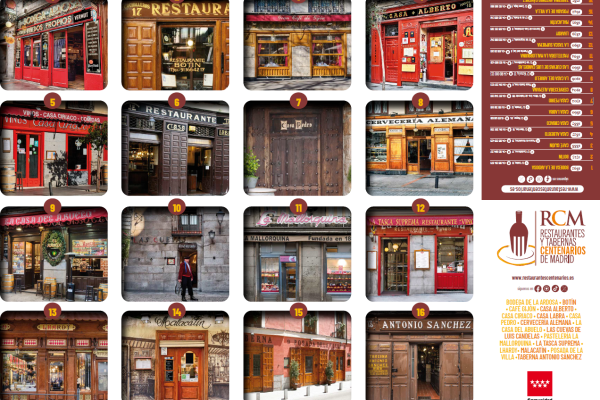 (ES) Restaurantes y Tabernas Cententarios de Madrid/ (EN) Centenary Restaurants and Taverns in Madrid