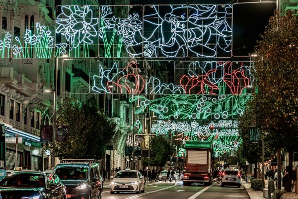 Encendido de luces Madrid