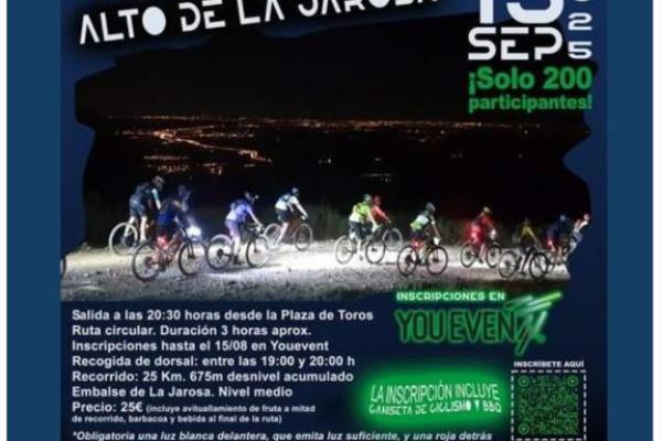 Ruta MTB Nocturna Alto de la Jarosa