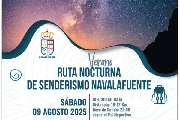 Ruta nocturna de senderismo en Navalafuente
