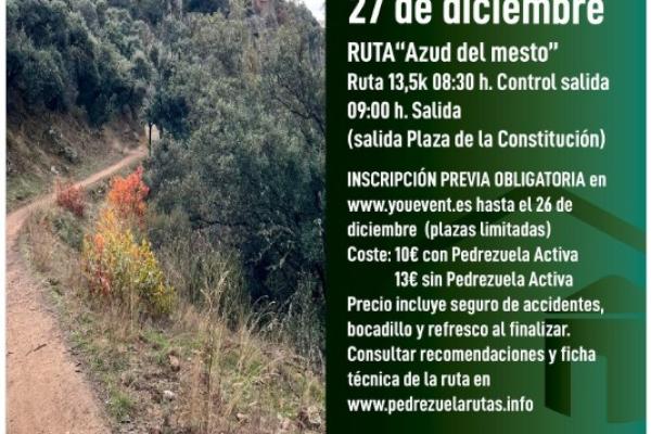 Ruta de Invierno: “Azud del Mesto”