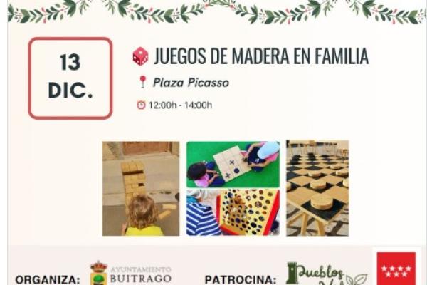 Juegos de madera en familia