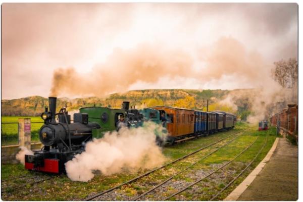 Llegada de los Reyes Magos de Oriente en el Tren de Arganda
